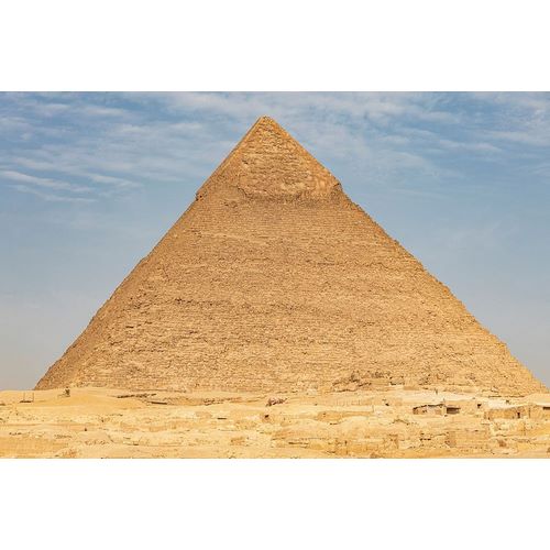 Africa-Egypt-Cairo Giza plateau Pyramid of Khafre in Giza